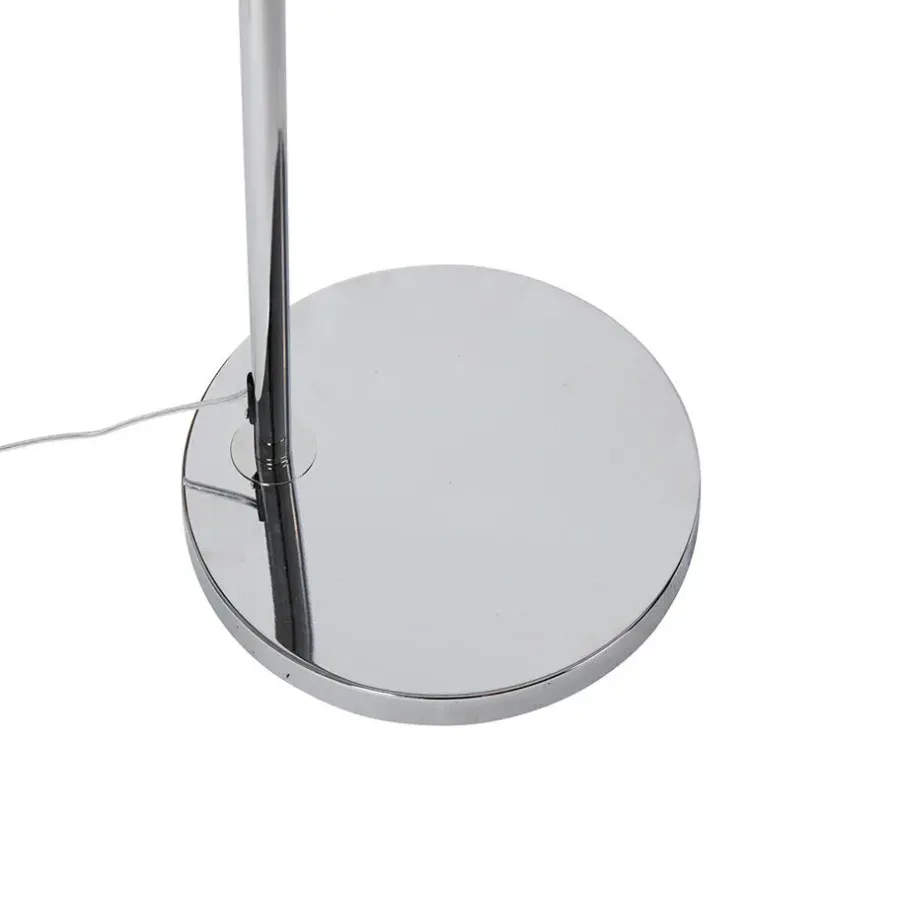 QAZQA booglampen arc-basic zilverkleurig e27