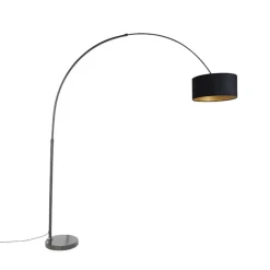 Booglampen-QAZQA booglampen xxl zwart e27
