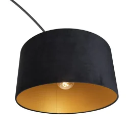 Booglampen-QAZQA booglampen xxl zwart e27