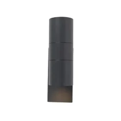 QAZQA buitenlampen met sensor duo grijs gu10