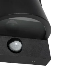 QAZQA buitenlampen met sensor femke zwart gu10