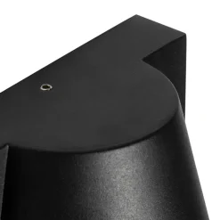 QAZQA buitenlampen met sensor femke zwart gu10