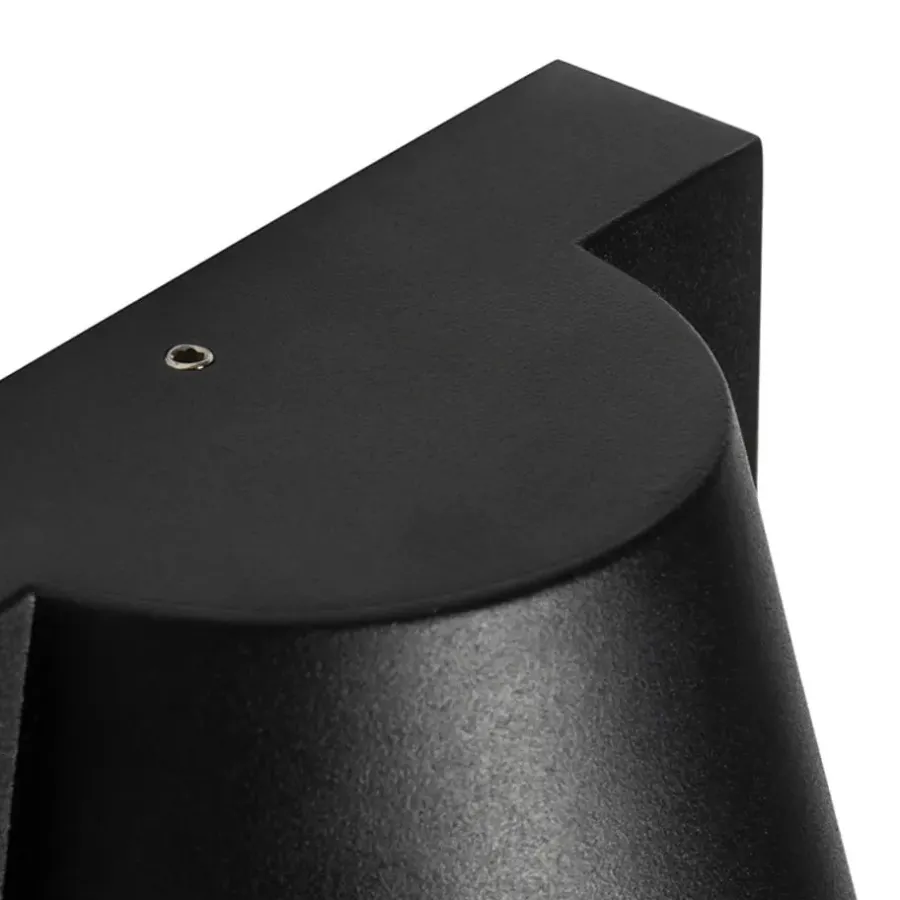 QAZQA buitenlampen met sensor femke zwart gu10