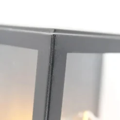 QAZQA buitenlampen met sensor rotterdam zwart e27
