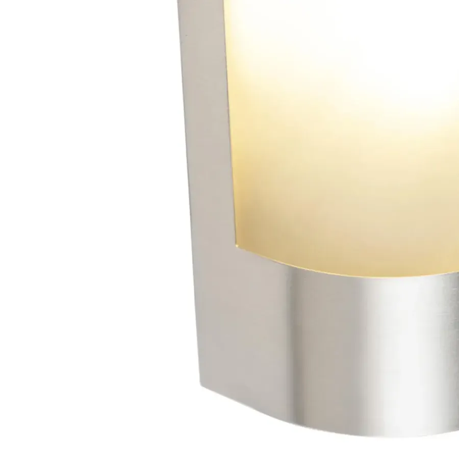 Wandlampen-QAZQA buitenlampen met sensor mira zilverkleurig e27