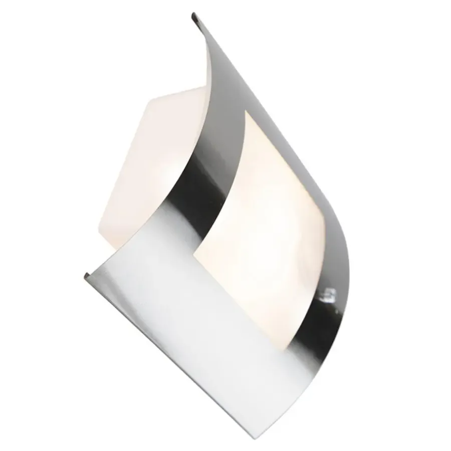 QAZQA buitenlampen met sensor emmerald zilverkleurig e27