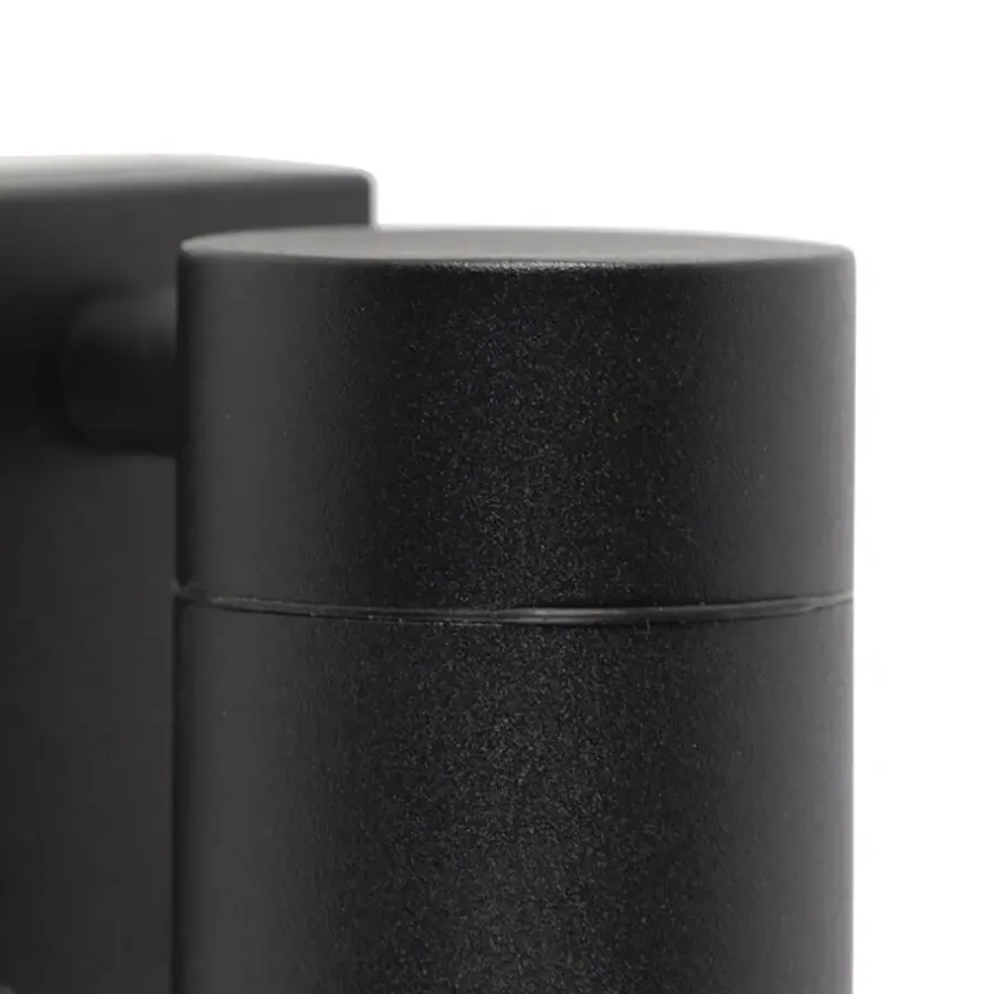 Buitenverlichting|Buitenlampen Met Sensor-QAZQA buitenlampen met sensor solo zwart gu10