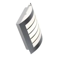 QAZQA buitenlampen met sensor miro zwart e27