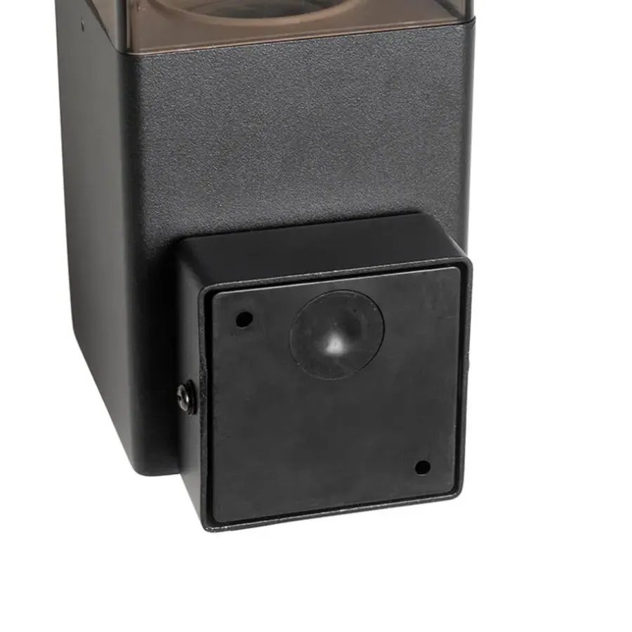 Wandlampen-QAZQA buitenlampen met sensor denmark zwart e27