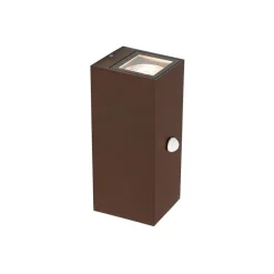 Wandlampen-QAZQA buitenlampen met sensor baleno bronskleurig gu10