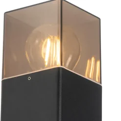 QAZQA buitenlampen met sensor denmark zwart e27
