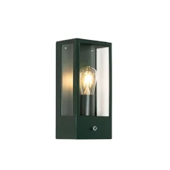 QAZQA buitenlampen met sensor rotterdam groen e27