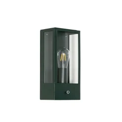 QAZQA buitenlampen met sensor rotterdam groen e27