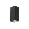 QAZQA buitenlampen met sensor baleno zwart gu10