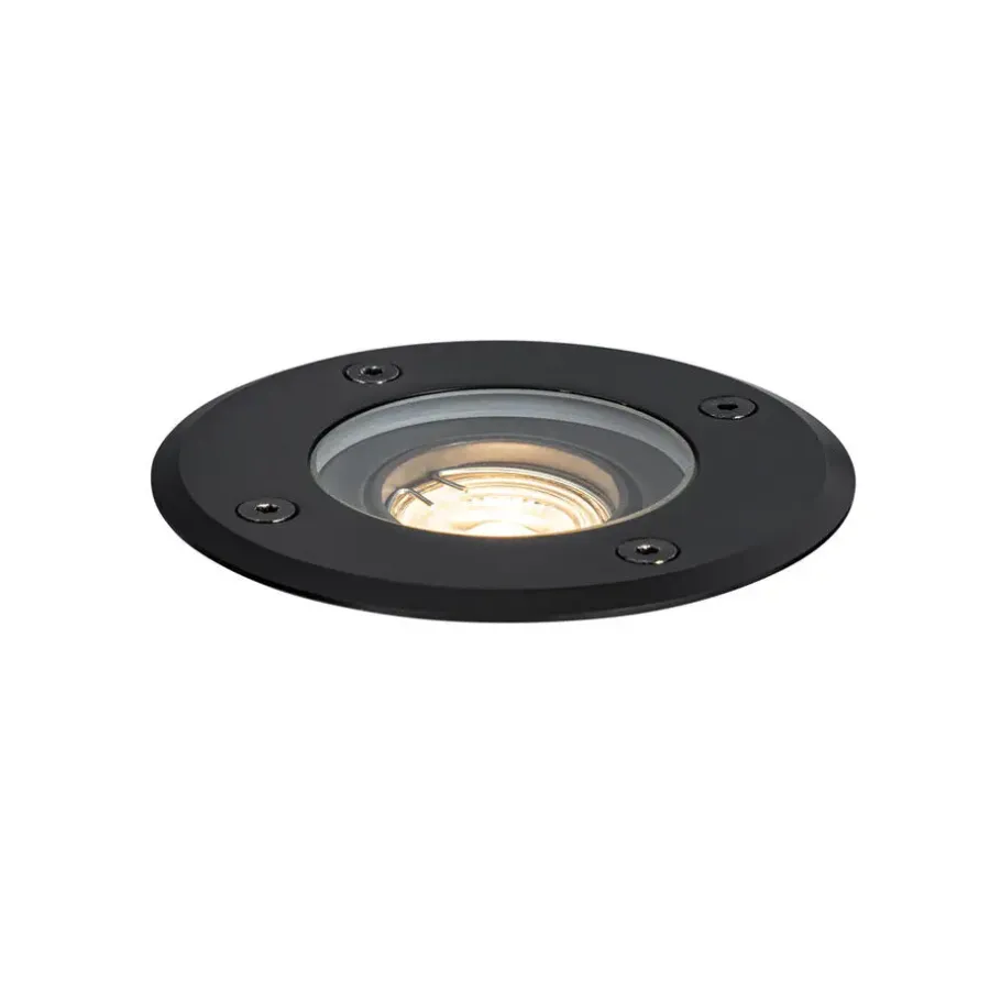 Buitenverlichting|Grondspots-QAZQA grondspots delux zwart gu10