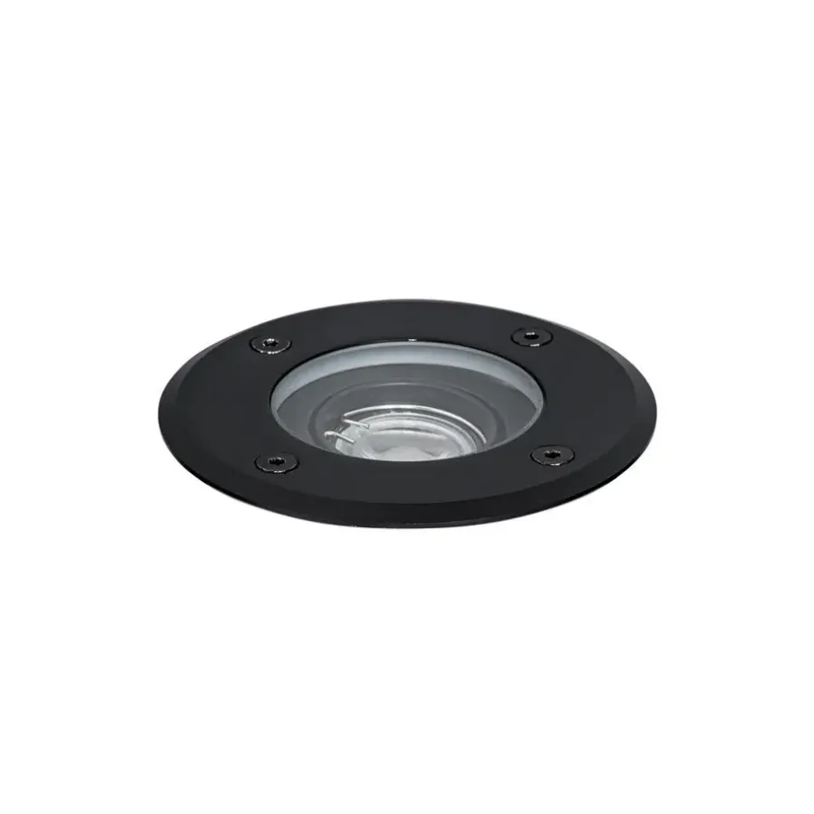 Buitenverlichting|Grondspots-QAZQA grondspots delux zwart gu10
