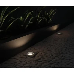 Buitenverlichting|Grondspots-QAZQA grondspots delux zwart gu10