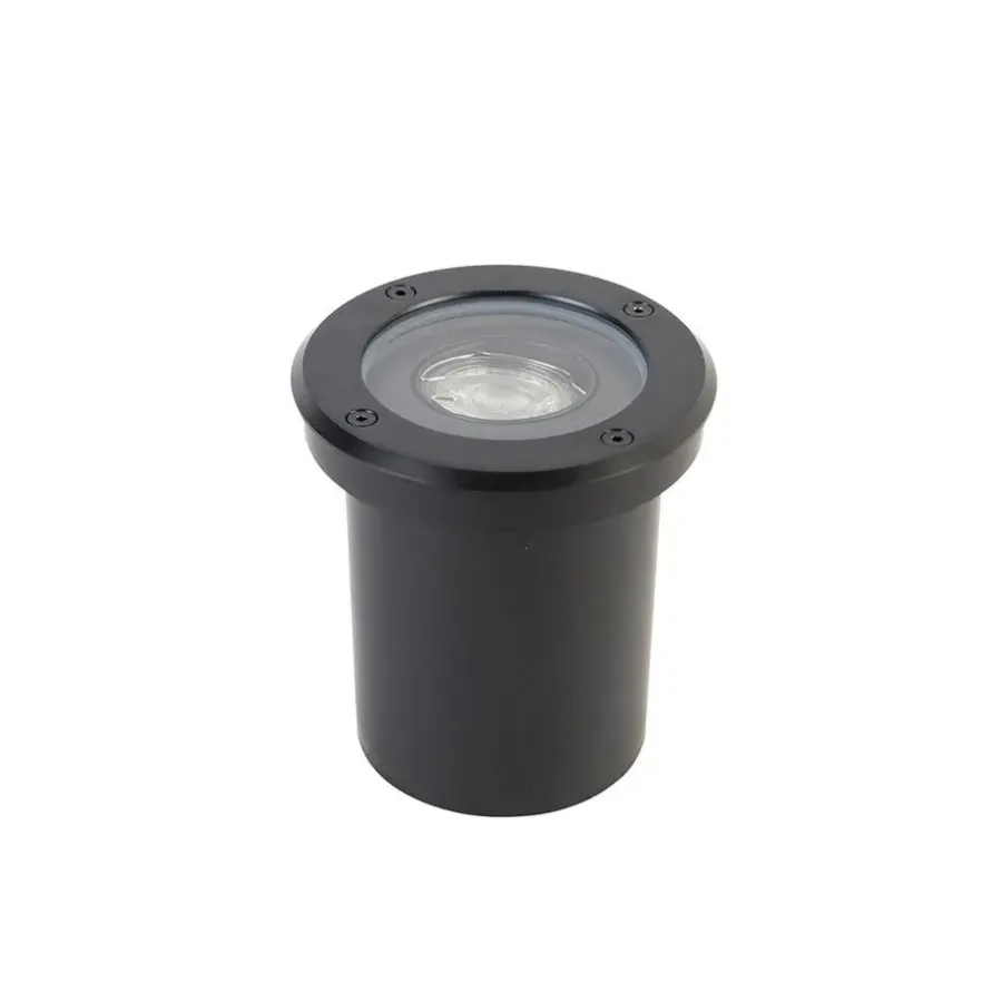 Buitenverlichting|Grondspots-QAZQA grondspots delux zwart gu10