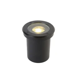Buitenverlichting|Grondspots-QAZQA grondspots delux zwart gu10