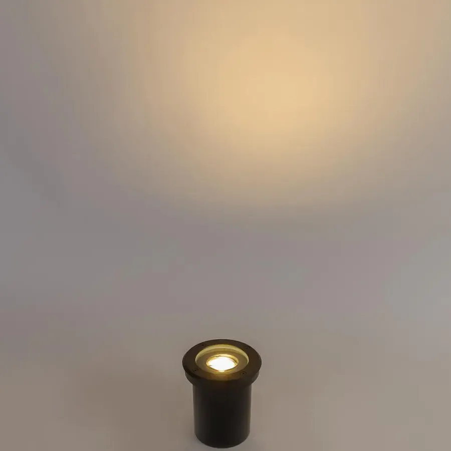 Buitenverlichting|Grondspots-QAZQA grondspots delux zwart gu10