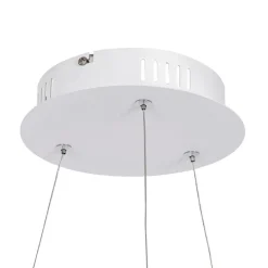 QAZQA hanglampen anello wit geïntegreerde led