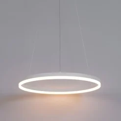 QAZQA hanglampen anello wit geïntegreerde led