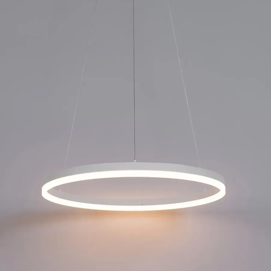 QAZQA hanglampen anello wit geïntegreerde led