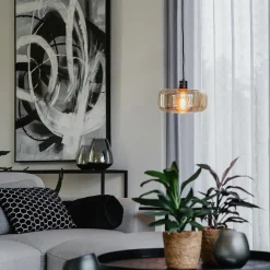 Hanglampen-QAZQA hanglampen bizle beige e27