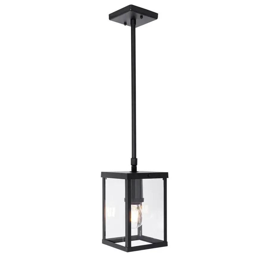 Buitenverlichting-QAZQA hanglampen buiten charlois zwart e27