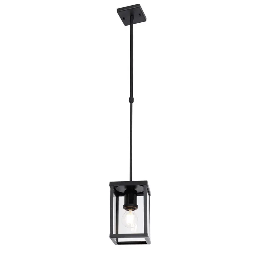 Buitenverlichting-QAZQA hanglampen buiten charlois zwart e27