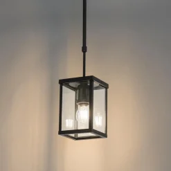 Buitenverlichting-QAZQA hanglampen buiten charlois zwart e27