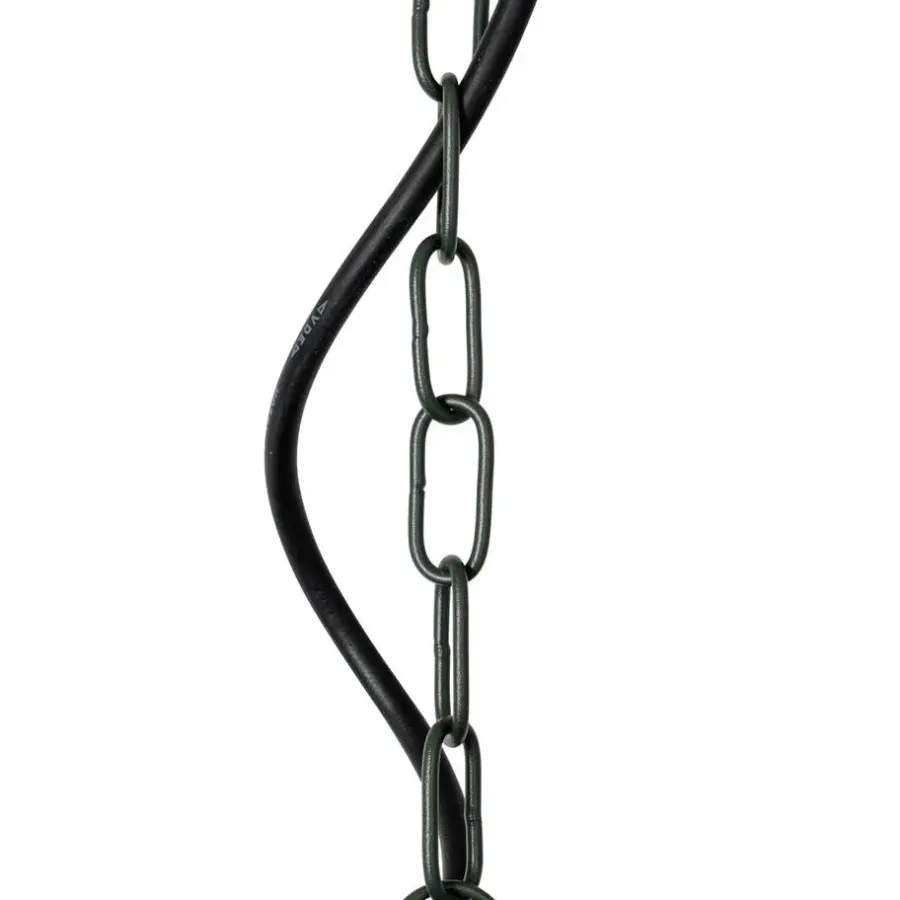 QAZQA hanglampen buiten kansas groen e27