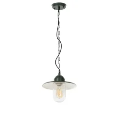 QAZQA hanglampen buiten kansas groen e27