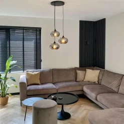 Hanglampen-QAZQA hanglampen busa zwart e27