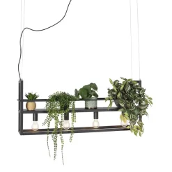 Hanglampen-QAZQA hanglampen cage rack zwart e27