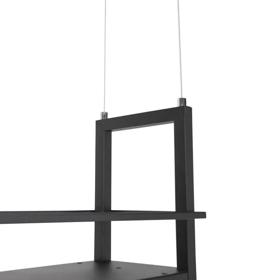 Hanglampen-QAZQA hanglampen cage rack zwart e27