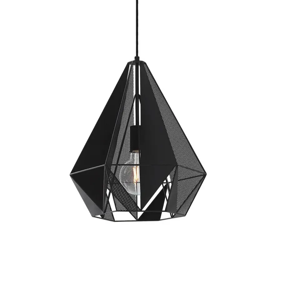Hanglampen-QAZQA hanglampen carcass zwart e27
