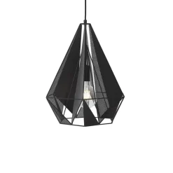 Hanglampen-QAZQA hanglampen carcass zwart e27