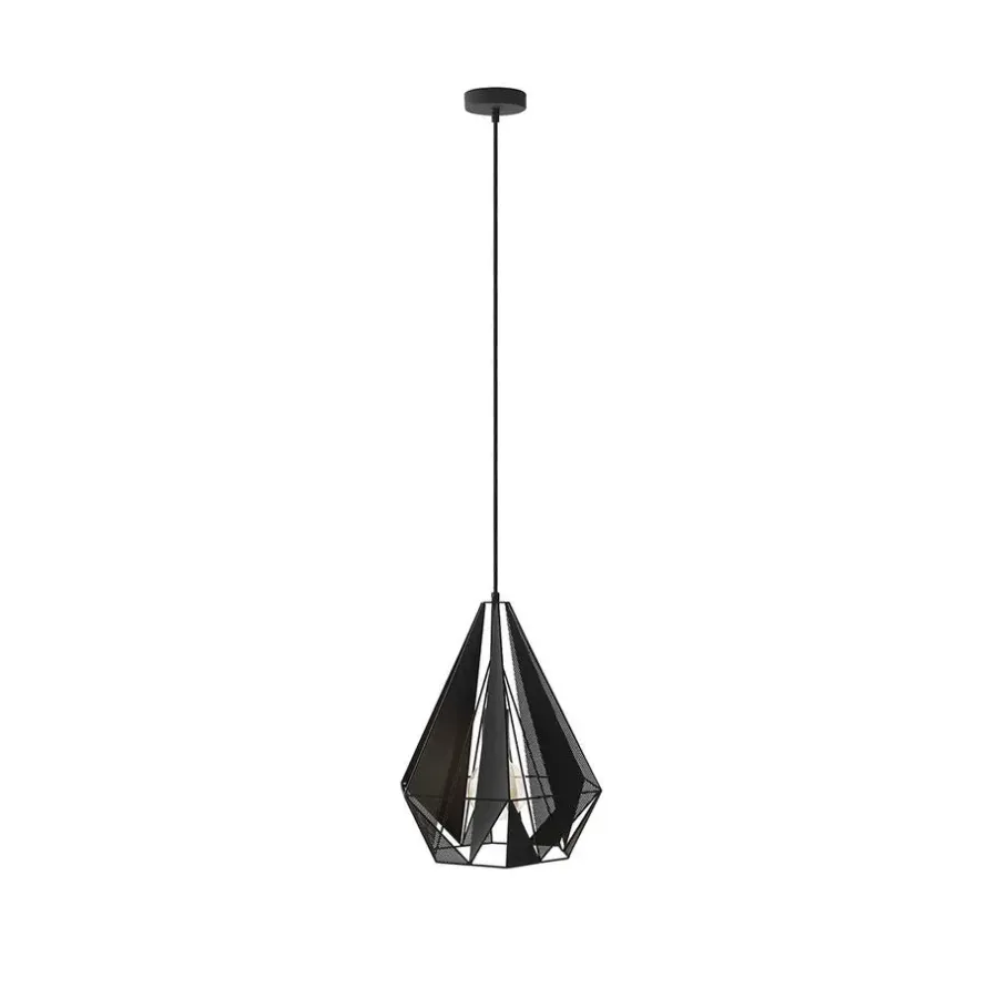 Hanglampen-QAZQA hanglampen carcass zwart e27