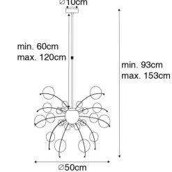 Hanglampen-QAZQA hanglampen explode goudkleurig g9