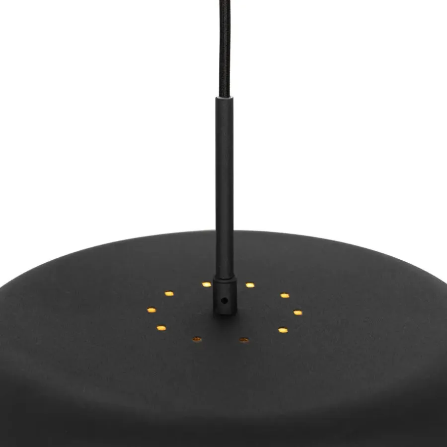 QAZQA hanglampen jinte zwart e27