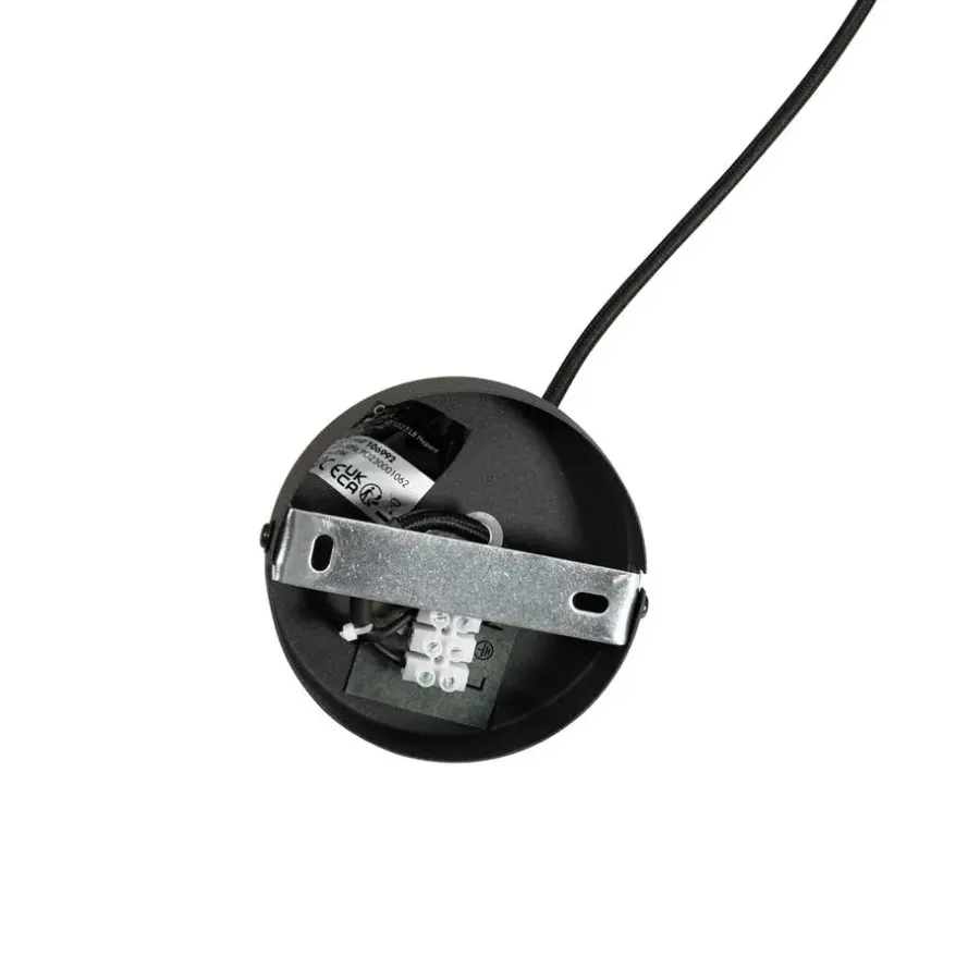 QAZQA hanglampen jinte zwart e27