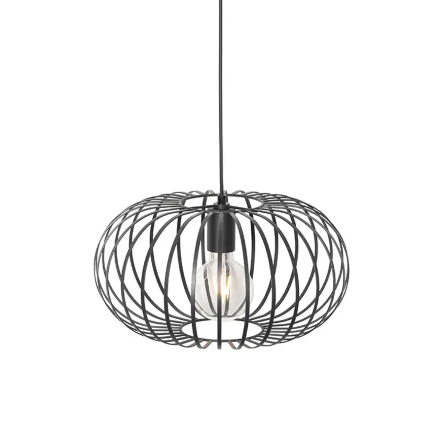 Hanglampen-QAZQA hanglampen johanna zwart e27