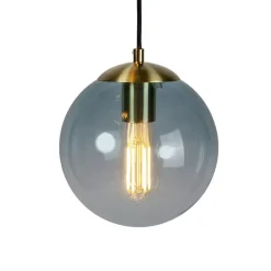 QAZQA hanglampen pallon goudkleurig e27