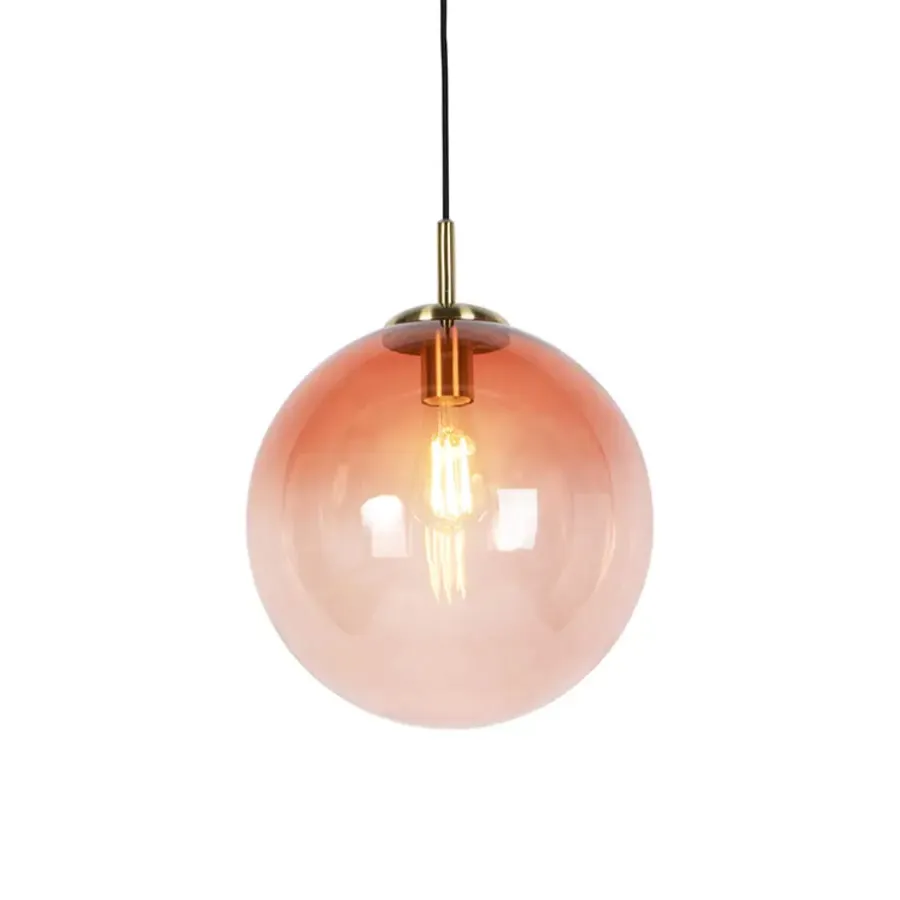 Hanglampen-QAZQA hanglampen pallon roze e27
