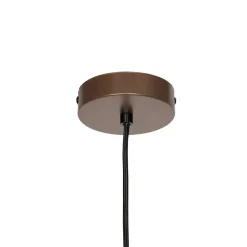 QAZQA hanglampen pua bruin e27