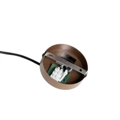 QAZQA hanglampen pua bruin e27