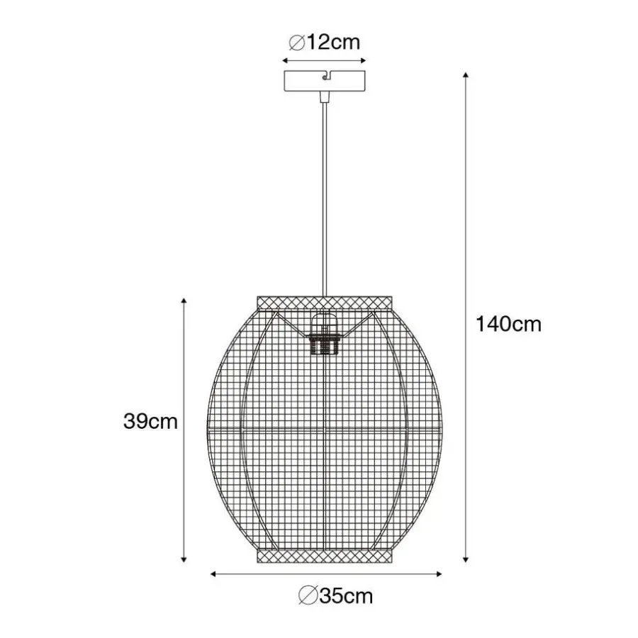 Hanglampen-QAZQA hanglampen rob wit e27