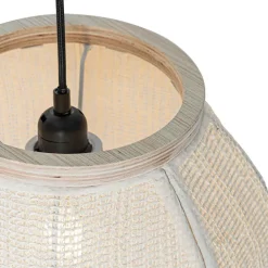 Hanglampen-QAZQA hanglampen rob wit e27