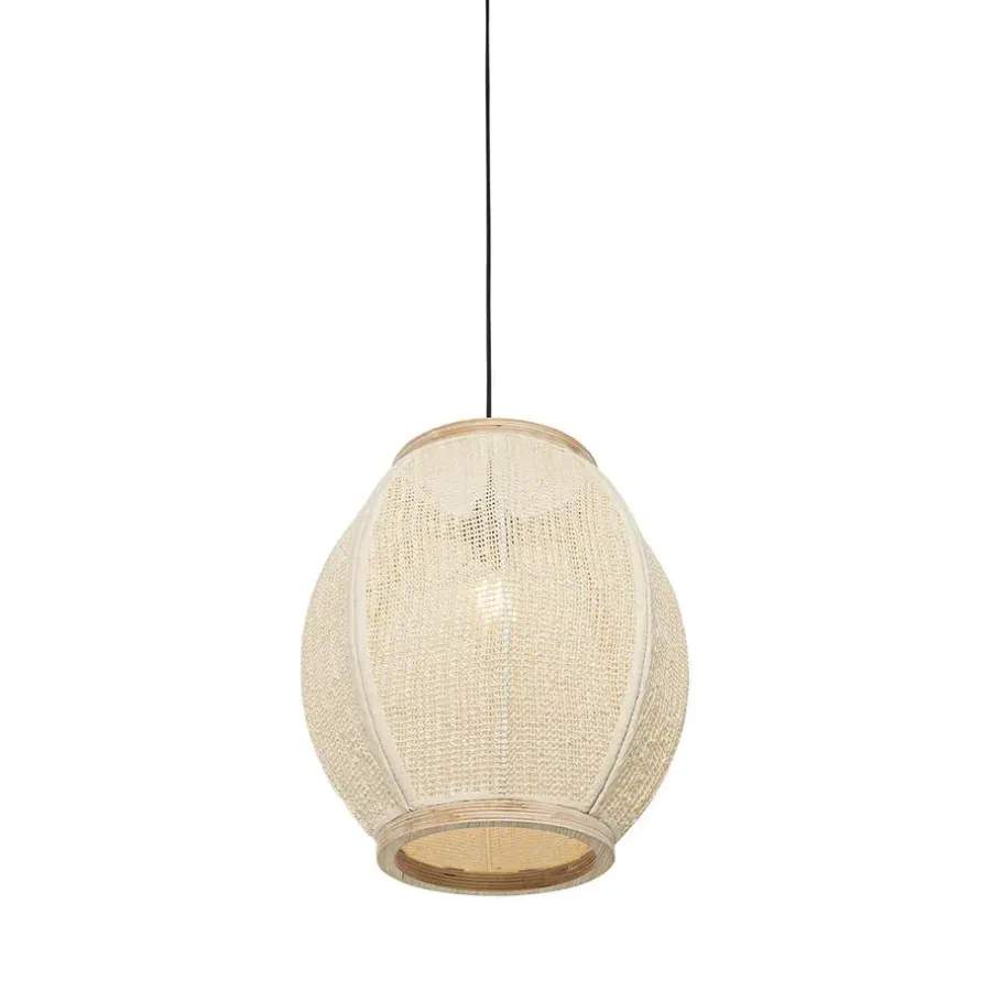 Hanglampen-QAZQA hanglampen rob wit e27